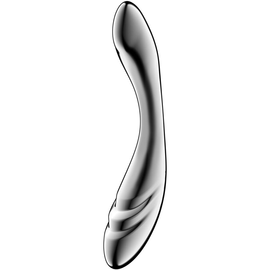 Ilhaerotica - SATISFYER - PURE GRAVITY 3 DILDO DE AÇO INOXIDÁVEL COM DUAS EXTREMIDADES