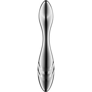 SATISFYER – PURE GRAVITY 3 DILDO DE AÇO INOXIDÁVEL COM DUAS EXTREMIDADES