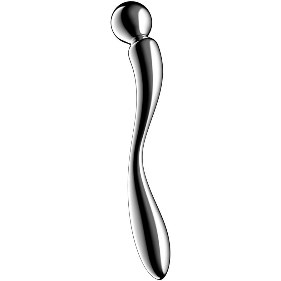 Ilhaerotica - SATISFYER - STAR FORCE 2 DILDO DE AÇO INOXIDÁVEL COM DUAS EXTREMIDADES