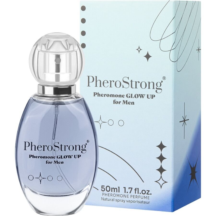 Ilhaerotica - PHEROSTRONG - PERFUME DE FEROMÔNIOS GLOW UP PARA HOMENS 50 ML