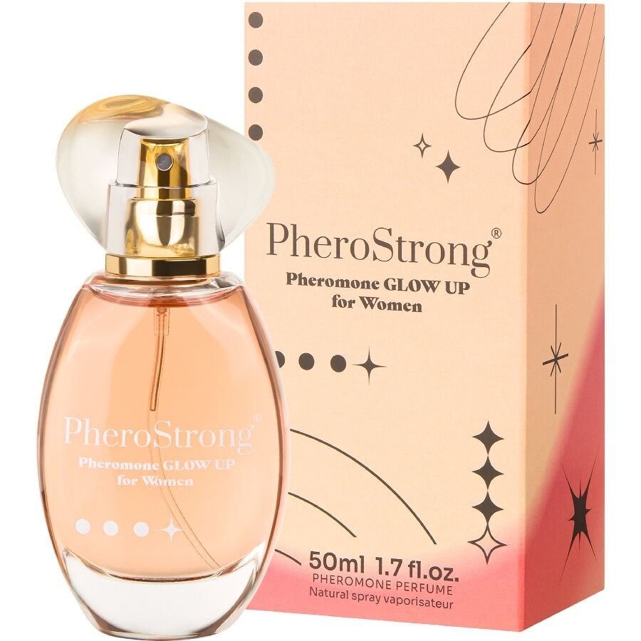 Ilhaerotica - PHEROSTRONG - PERFUME DE FEROMÔNIOS GLOW UP PARA MULHERES 50 ML