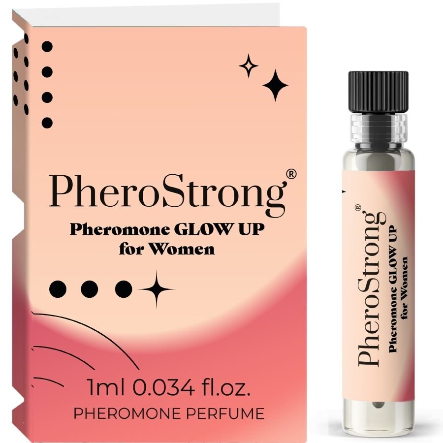 Ilhaerotica - PHEROSTRONG - PERFUME DE FEROMÔNIOS GLOW UP PARA MULHERES 1 ML