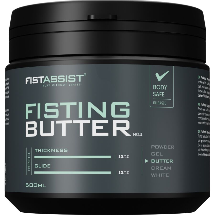 Ilhaerotica - COBECO - FIST ASSIST BUTTER LUBRIFICANTE À BASE DE ÓLEO 500 ML