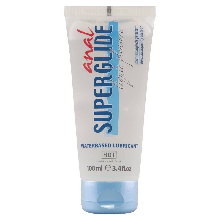 Ilhaerotica - HOT - ANAL SUPERGLIDE LUBRIFICANTE LÍQUIDO PARA PRAZER ANAL 100 ML