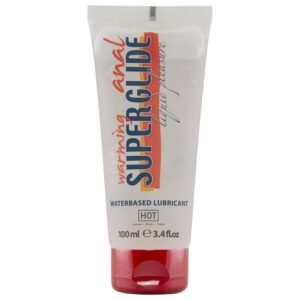 HOT – ANAL SUPERGLIDE LUBRIFICANTE AQUECEDOR LÍQUIDO À BASE DE ÁGUA 100 ML