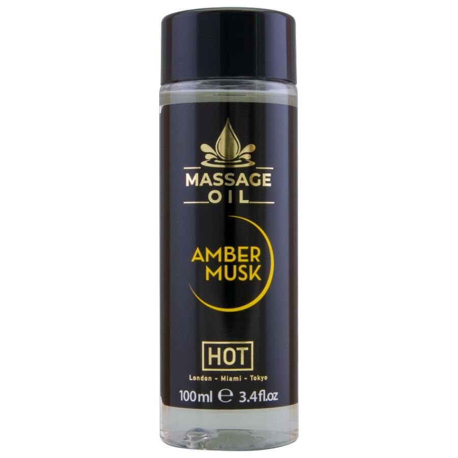Ilhaerotica - HOT - LEO DE MASSAGEM ÂMBAR E ALMÍSCAR 100 ML