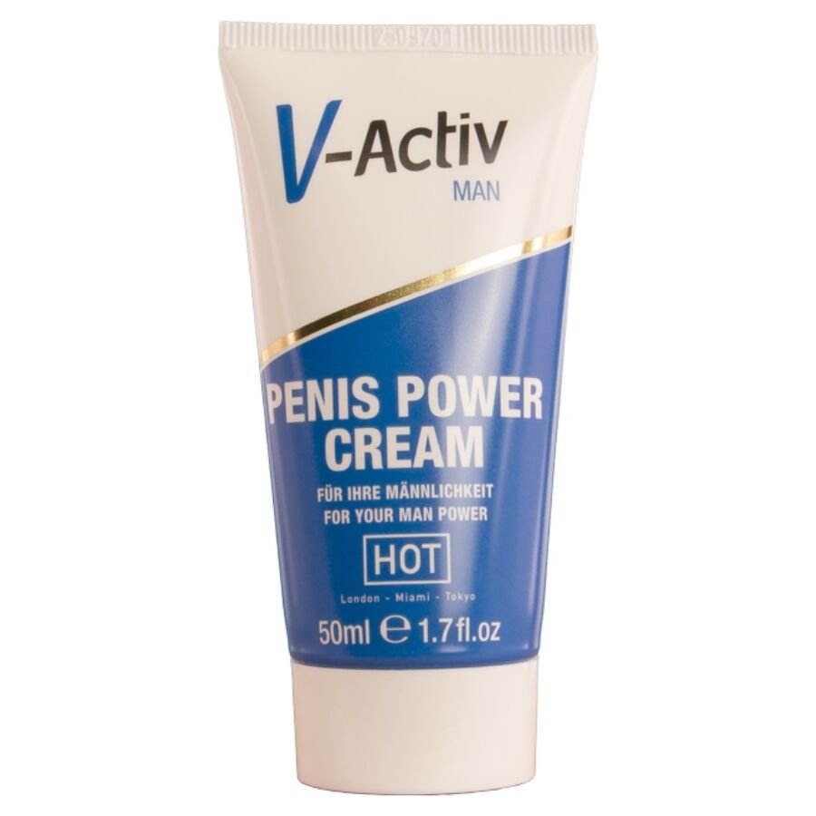 Ilhaerotica - HOT - CREME PARA POTÊNCIA PENIANA V-ACTIV PARA HOMENS 50 ML
