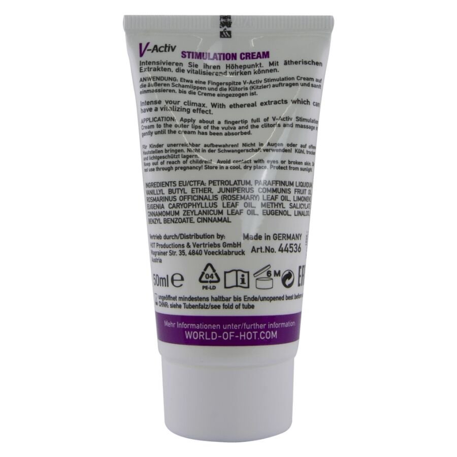 HOT - CREME ESTIMULANTE V-ACTIV PARA MULHERES 50 ML - Image 2