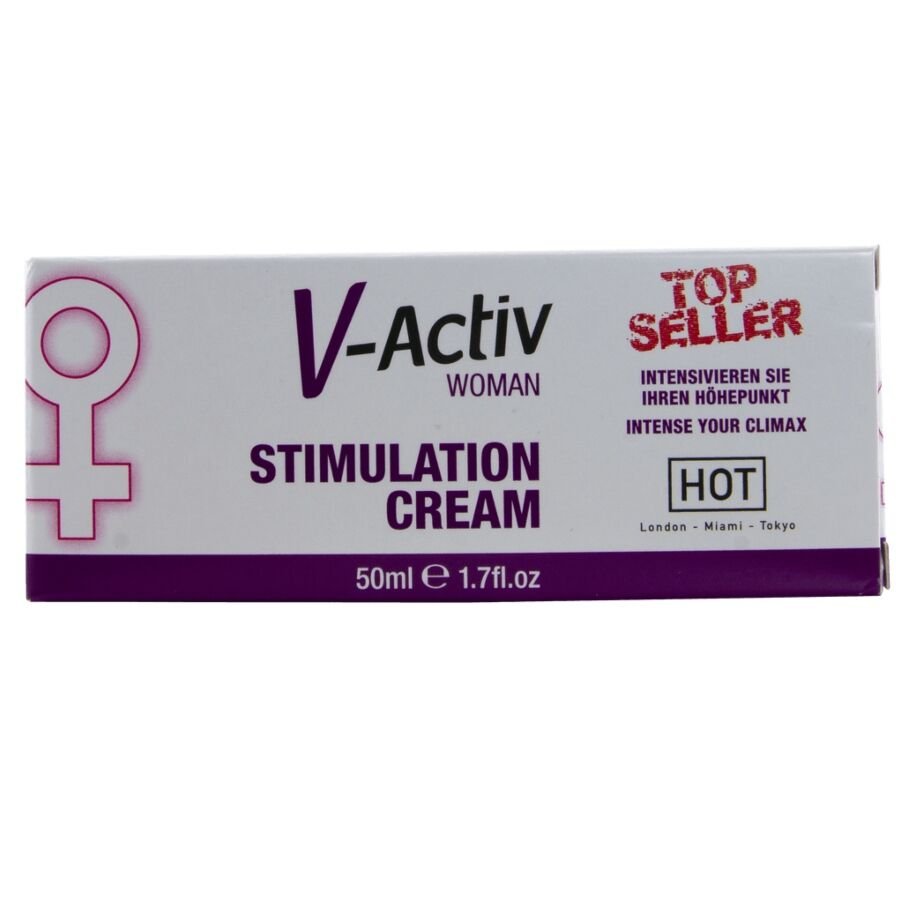 HOT - CREME ESTIMULANTE V-ACTIV PARA MULHERES 50 ML - Image 3