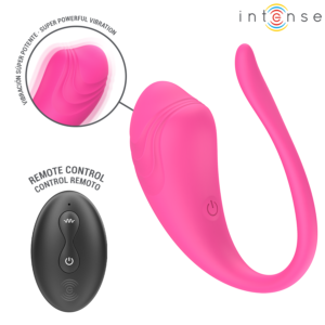 INTENSE – OVO VIBRATÓRIO ROSA OLIVIA COM CONTROLE REMOTO