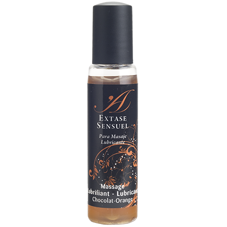 Ilhaerotica - EXTASE SENSUAL - LUBRIFICANTE DE VIAGEM CHOCOLATE E LARANJA 35 ML