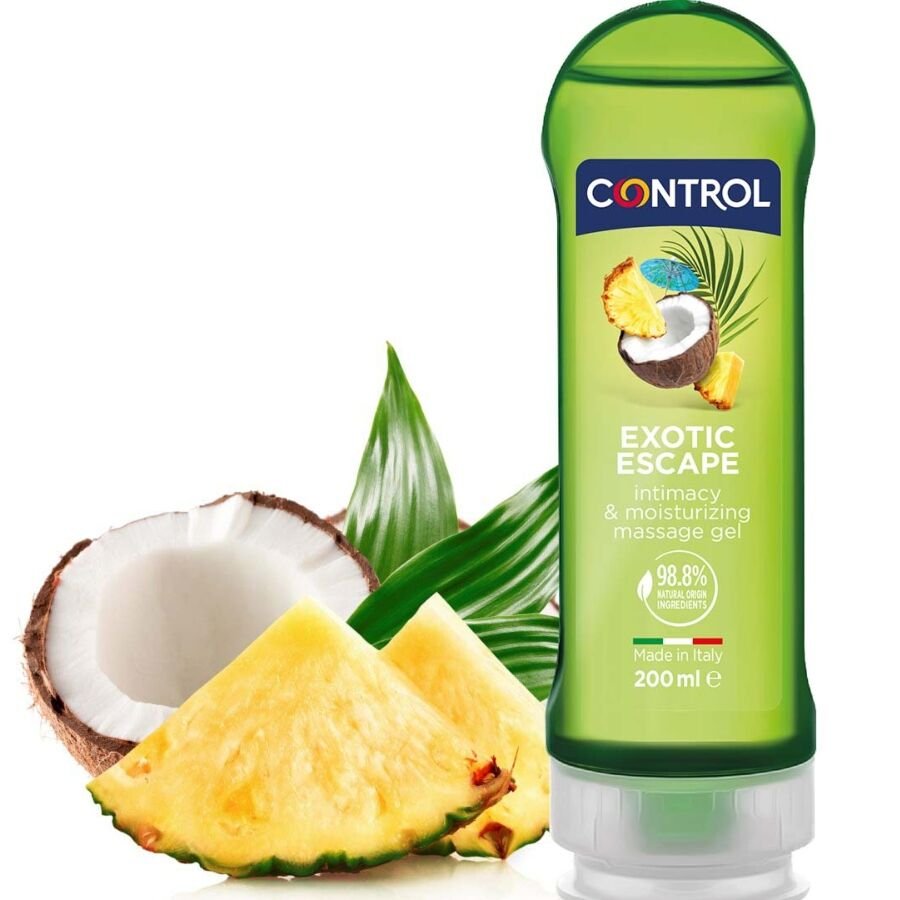 Ilhaerotica - CONTROL - 2 EN 1 MASSAGEM & PRAZER EXÓTICO 200 ML