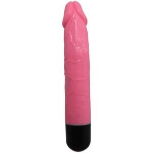 BAILE – VIBRADOR SEXO REALISTA COLORIDO ROSA 23 CM