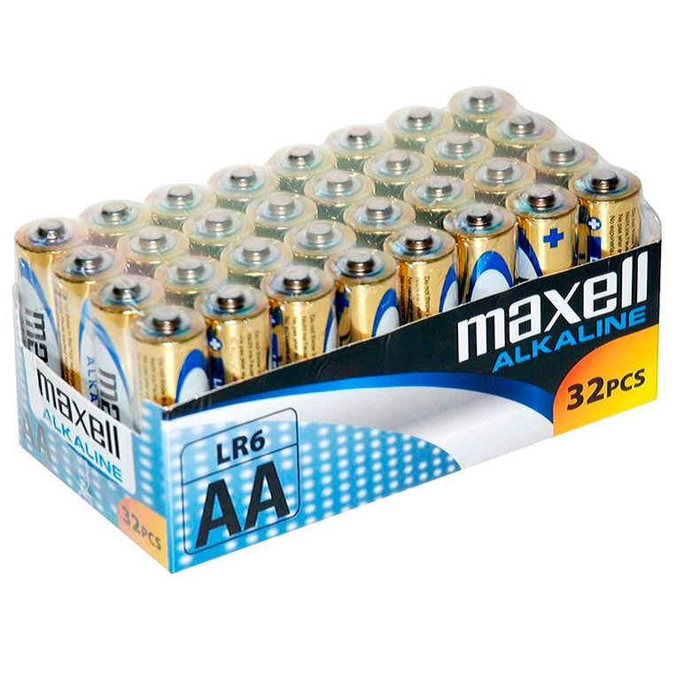 Ilhaerotica - MAXELL - PACK ALCALINA AA LR6*32 UDS