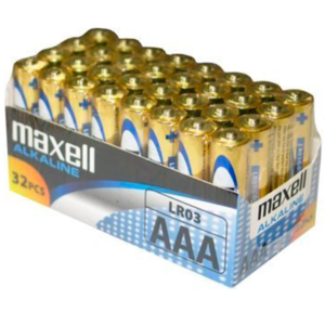 MAXELL – PACOTE DE BATERIAAAA LR03 * 32 UDS