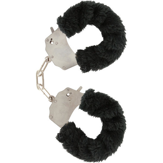 Ilhaerotica - TOYJOY - FURRY FUN CUFFS BONDAGE PRETO