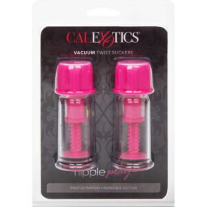 CALEXOTICS – VENTOSA DE SUCÇÃO DE MAMILOS VACCUM TWIST ROSA