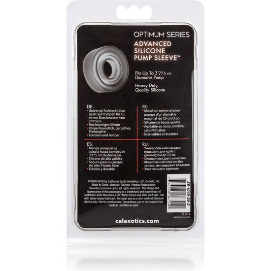 CALEXOTICS - MANGA DE BOMBA DE SILICONE ADV PRETA - Image 3
