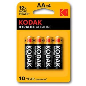 KODAK – BATERIA ALCALINA XTRALIFE AA LR6 * 4