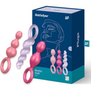 SATISFYER – CONJUNTO DE PLUGS ANAIS 3 PCS TRICOLOR