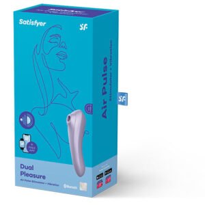 SATISFYER – VIBRADOR DE PULSO DE AR DUAL PLEASURE MALVA