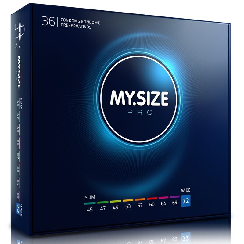 Ilhaerotica - MY SIZE - PRO PRESERVATIVOS 72 MM 36 UNIDADES
