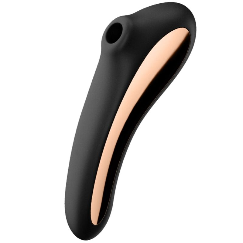 Ilhaerotica - SATISFYER - VIBRADOR DE PULSO DE AR DUAL KISS PRETO