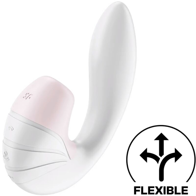 Ilhaerotica - SATISFYER - ESTIMULADOR DE PULSO DE AR SUPERNOVA E VIBRAO BRANCO