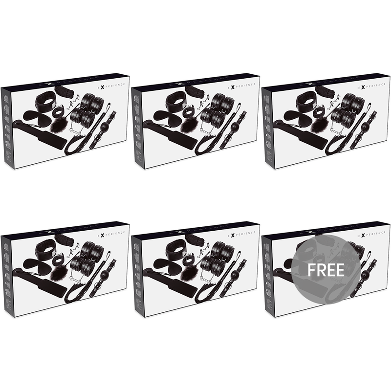 Ilhaerotica - EXPERIENCE - KIT FETISH BDSM SÉRIE PRETA 5+1 GRTIS