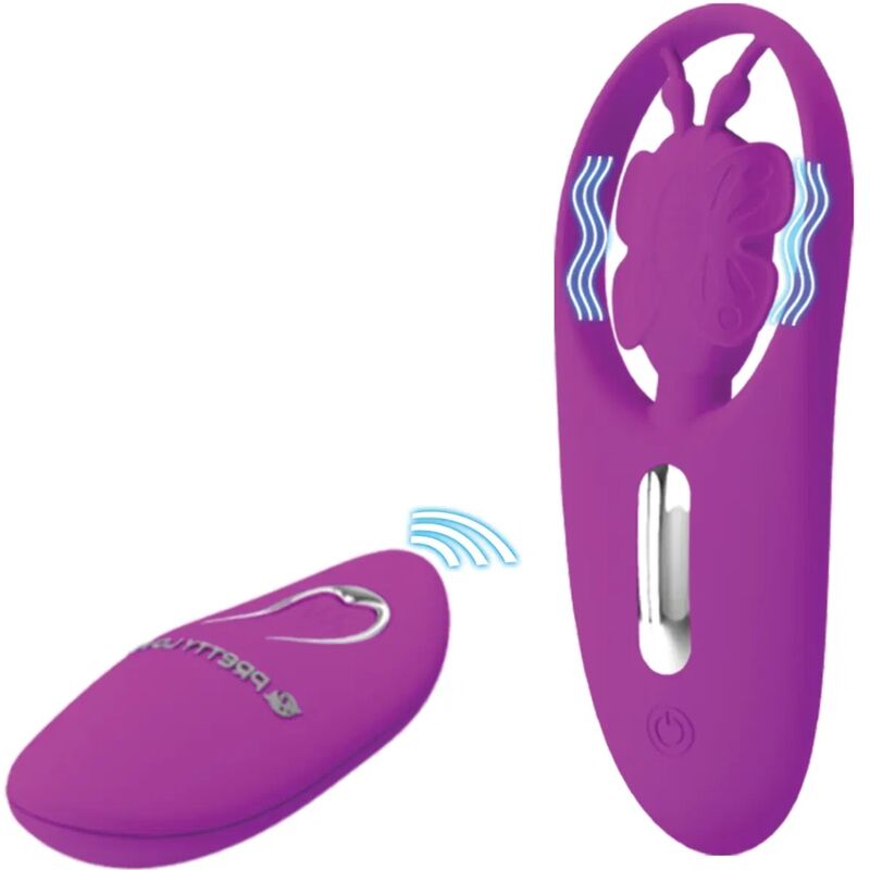 Ilhaerotica - PRETTY LOVE - ESTIMULADOR DE BORBOLETA DANCING PARA CALAS COM CONTROLE REMOTO LILAC