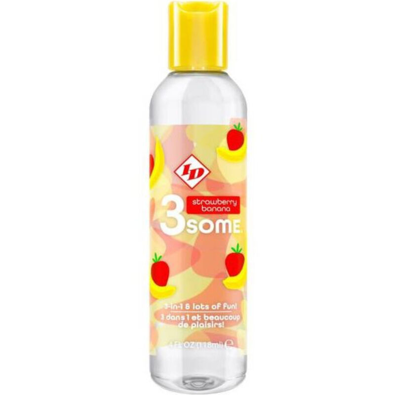 Ilhaerotica - ID 3SOME - GARRAFA DE BANANA DE MORANGO COM 4 FL OZ