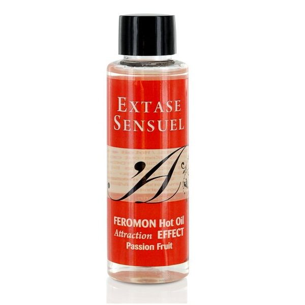 Ilhaerotica - EXTASE SENSUAL - ÓLEO DE MASSAGEM DE EFEITO CALOR COM FEROMÔNIOS DE MARACUJ 100 ML