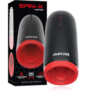 JAMYJOB – MASTURBADOR DE AQUECIMENTO E ROTAO SPIN-X