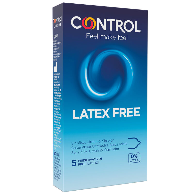 Ilhaerotica - CONTROL - FREE SIN LATEX CONDOMS 5 UNITS
