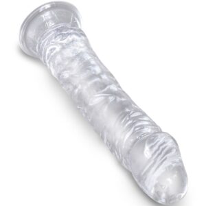 KING COCK – PÊNIS REALISTA CLARO 19.7 CM TRANSPARENTE