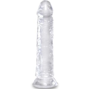 KING COCK – PÊNIS REALISTA CLARO 19.7 CM TRANSPARENTE
