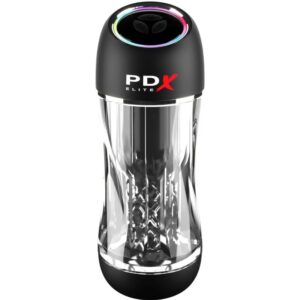 PDX ELITE – VIBRADOR STROKER VIEWTUBE PRO TRANSPARENTE
