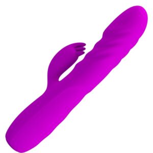 PRETTY LOVE – VIBRADOR DE COELHO RECARREGVEL MELANIE ROXO