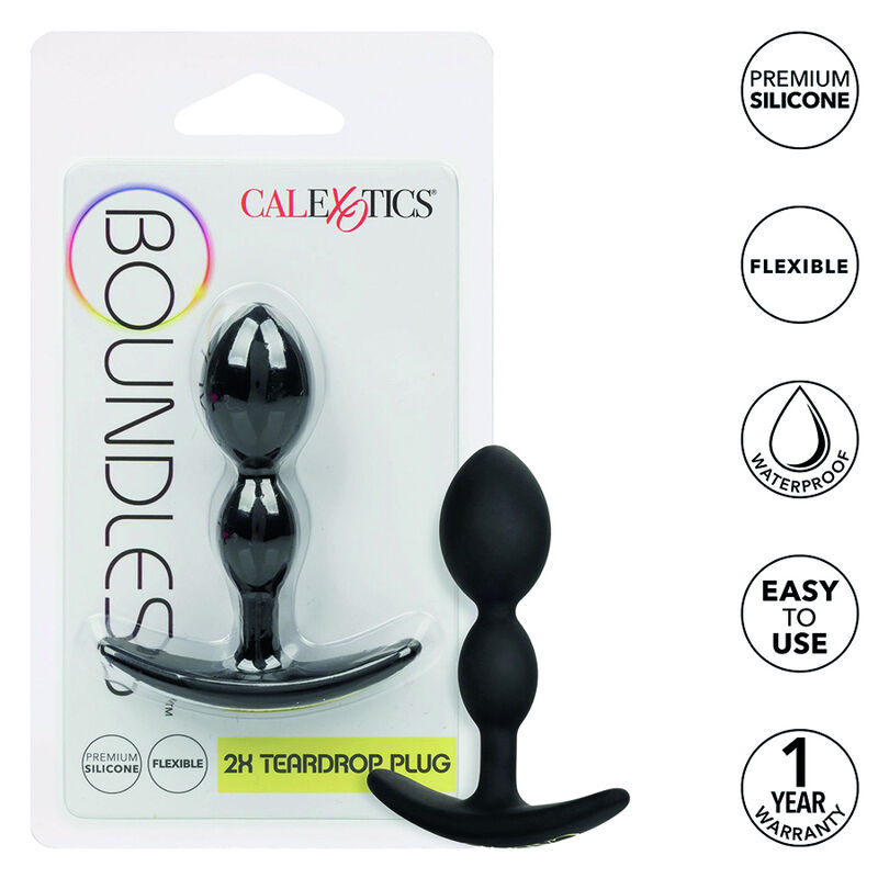 Ilhaerotica - CALEXOTICS - BOUNDLESS PLUG DE LGRIMA 2X