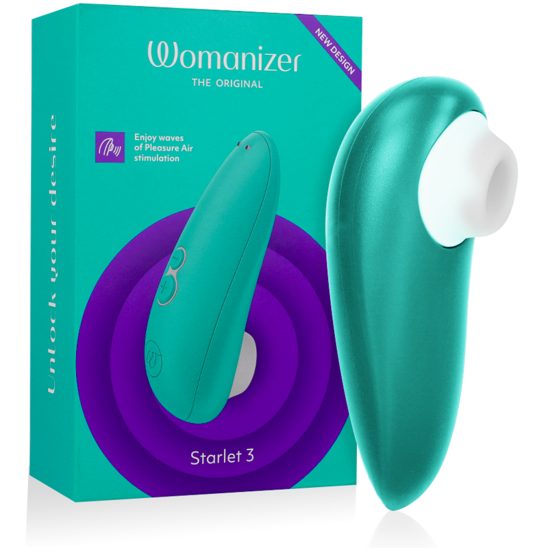 Ilhaerotica - WOMANIZER - ESTIMULADOR CLITORIAL STARLET 3 TURQUESA