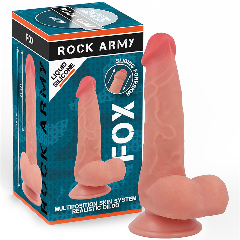 Ilhaerotica - ROCKARMY - SILICONE LÍQUIDO FOX 19 CM -O- 3