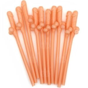 DIABLO PICANTE – 10 CANUDOS EM FORMATO DE PÊNIS