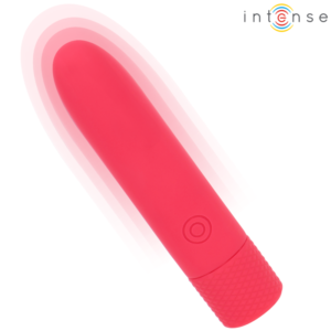 INTENSE – SYMONE USB RECARREGÁVEL VIBRATÓRIA BULLET 8 VIBRAÇÕES VERMELHO 10 X 2,2 CM