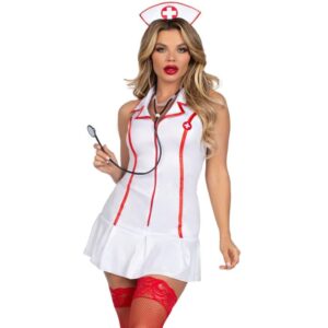 LEG AVENUE – TRAJE DE ENFERMEIRA CHEFE BRANCO S/M