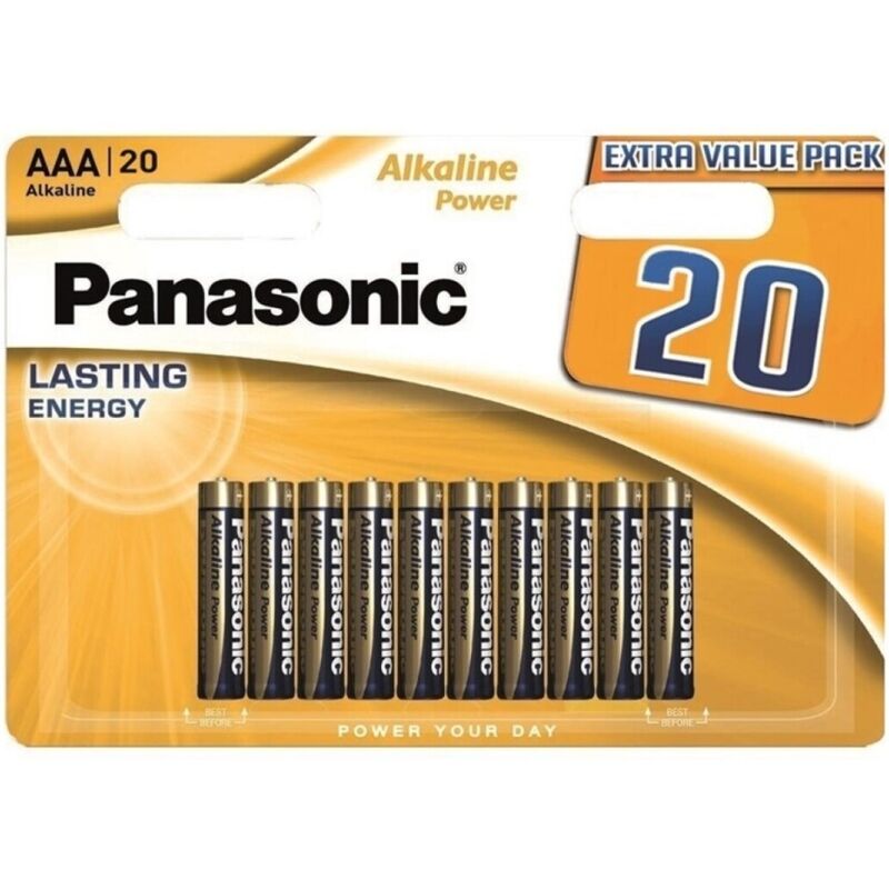 Ilhaerotica - PANASONIC - BATERIA ALCALINA BRONZE AAA LR03 BLISTER*20