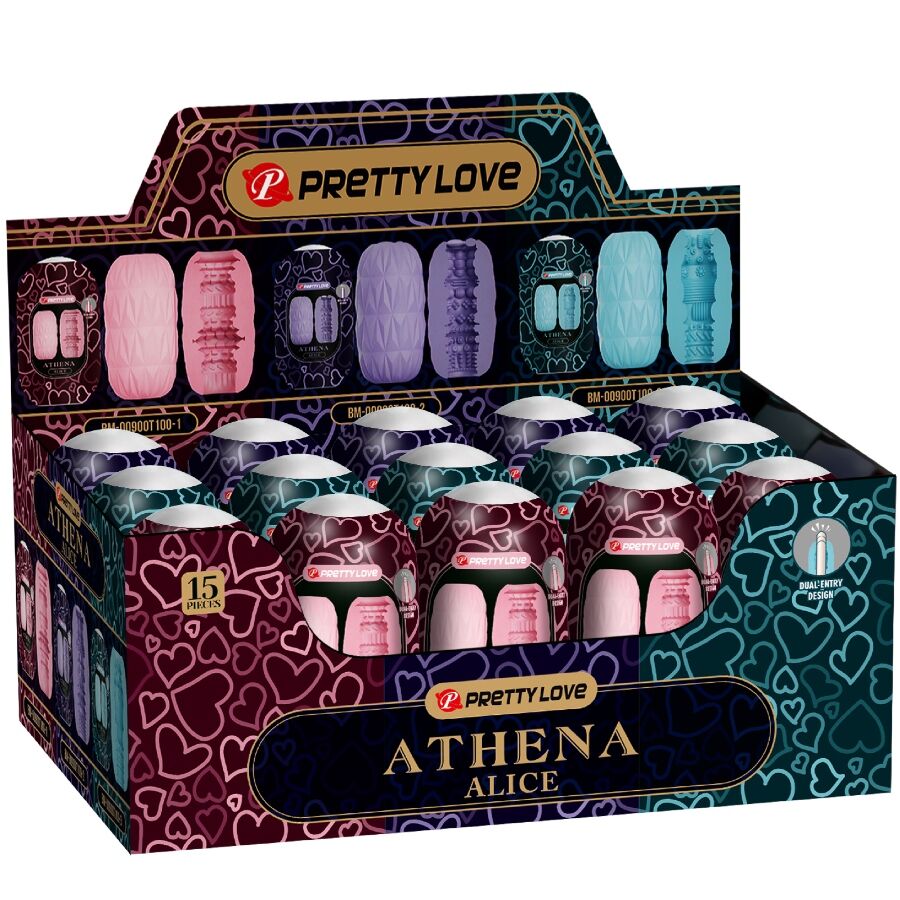Ilhaerotica - PRETTY LOVE - ATHENA ALICE PACK 15 MASTURBADORES MASCULINOS VARIOS