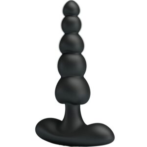 PRETTY LOVE – VIBRADOR ANAL CORBAN 10 VIBRAÇÕES PRETO