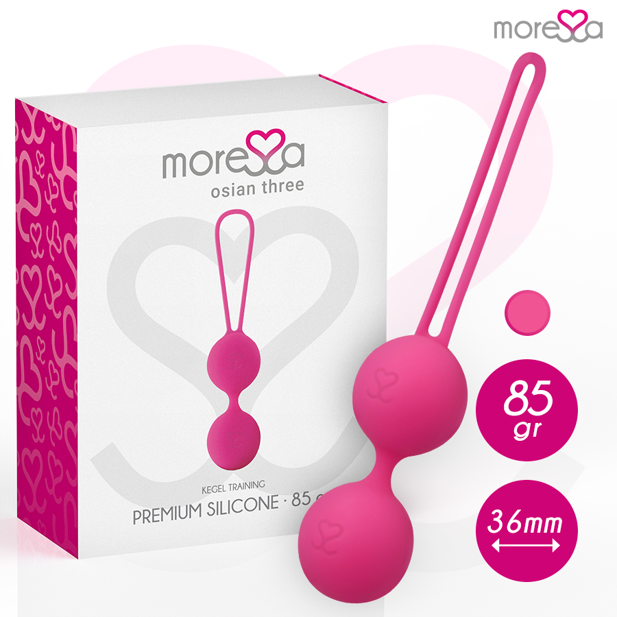 Ilhaerotica - MORESSA - OSIAN TRÊS SILICONE PREMIUM ROSA