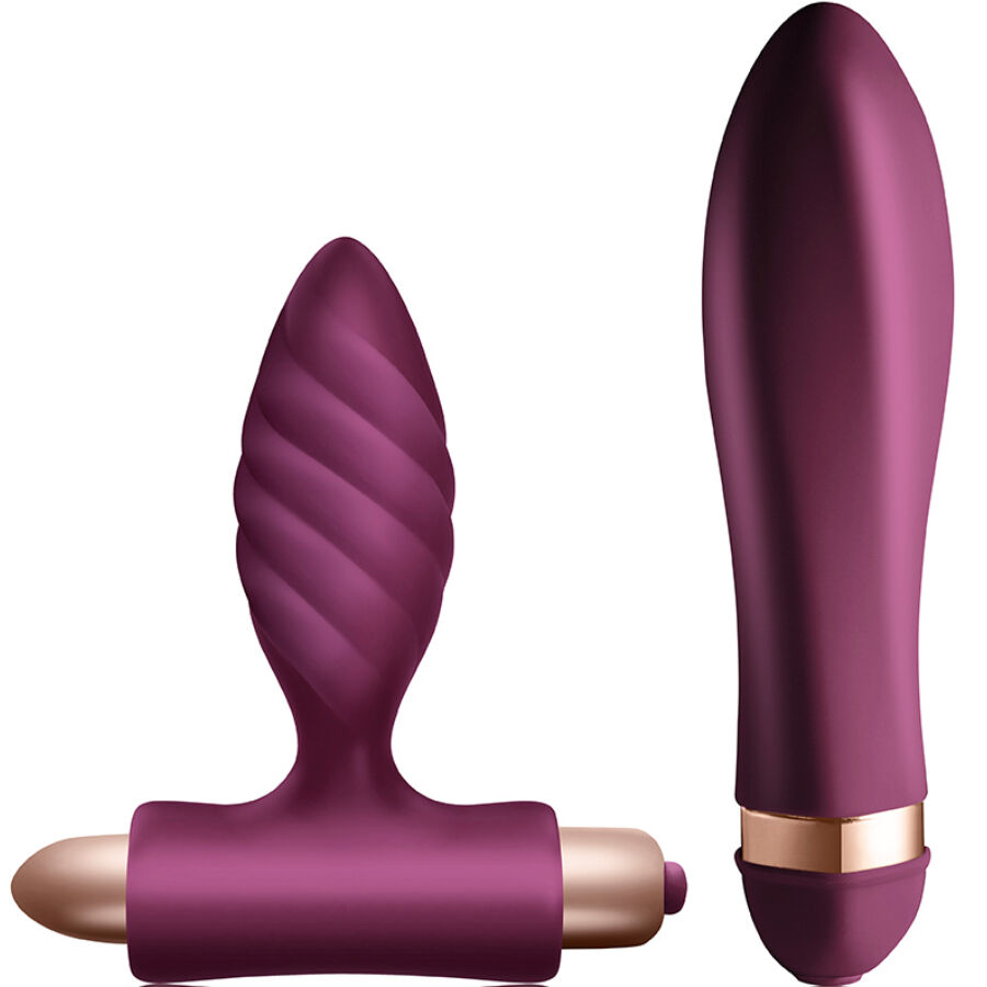 Ilhaerotica - CLIMAXIMUM - KIT DESIRE VIBRADOR TORCIDO + PLUG ANAL