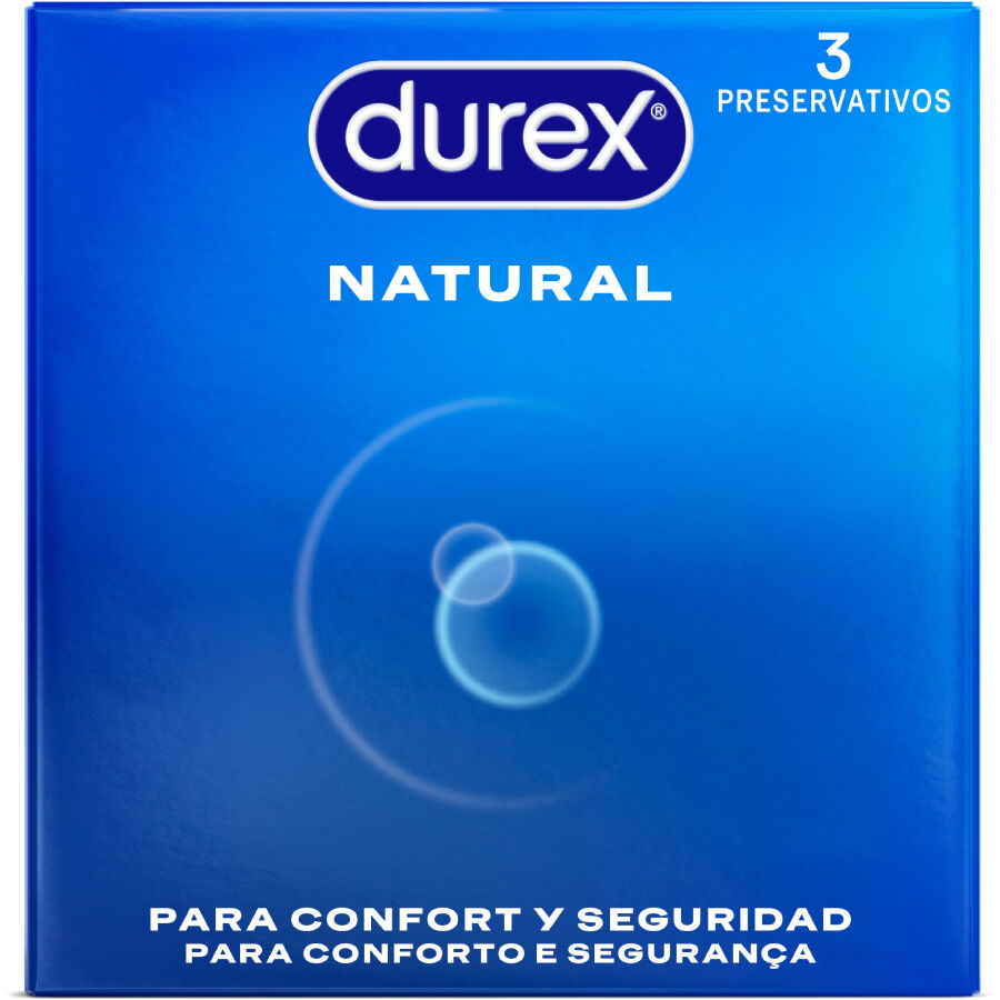 Ilhaerotica - DUREX - PRESERVATIVOS NATURAIS 3 UNIDADES